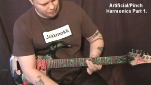 Online Guitar Lessons - Artificial/Pinch Harmonics - Part ...